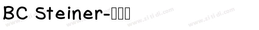 BC Steiner字体转换